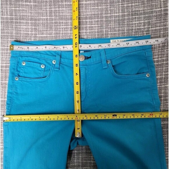 rag & bone Crop Skinny Electric Indiglo Jean Size 29 (8) - Picture 7 of 8